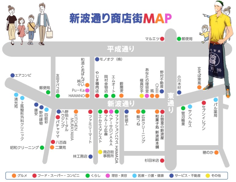 商店街MAP