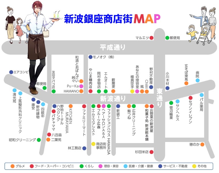 商店街MAP